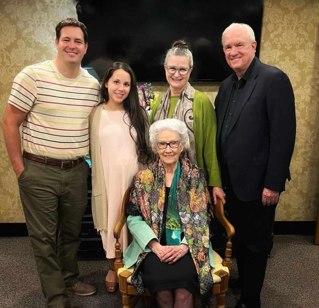 Anthony Mangun with his family
